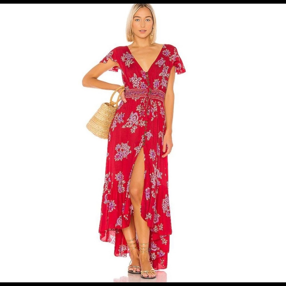 Tiare Hawaii new moon maxi dress size small NWT